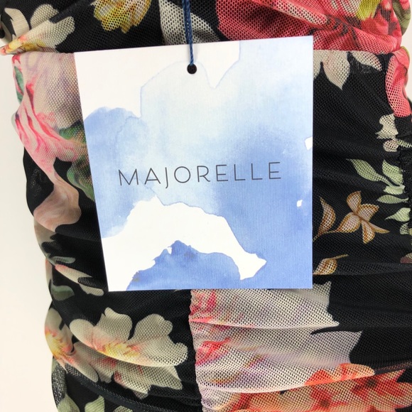 Majorelle Cassandra Mini Dress In Karolina Black - Picture 10 of 15